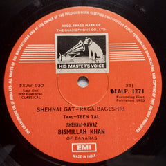Shehnai-Nawaz Bismillah Khan - Raga Bageshri / Raga Sohoni (Vinyl)