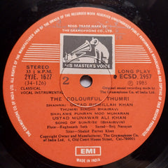 Various - The Colourful Thumri - Vocal And Instrumental (Vinyl)