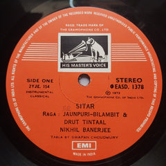 Nikhil Banerjee  - Raga Jaunpuri / Raga Mand (Vinyl)