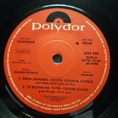 Rajesh Roshan - Yaarana (45-RPM)