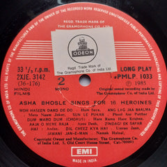 Asha Bhosle  - Asha Bhosle Sings For 16 Heroines (Vinyl)