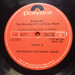 R. D. Burman - Sholay (Vinyl)