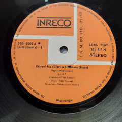 Kalyani Roy & V. Balsara - Sitar And Piano (Vinyl)