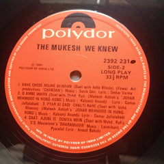 Mukesh  - The Mukesh We Knew (Vinyl)