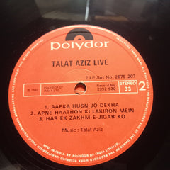 Talat Aziz  - Live (Vinyl)