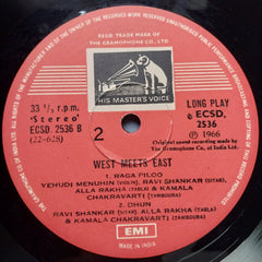 Yehudi Menuhin And Ravi Shankar - West Meets East (Vinyl)