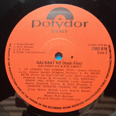 R. D. Burman  - Aaj Raat Ko & R.D. Burman'S Best (Vinyl)