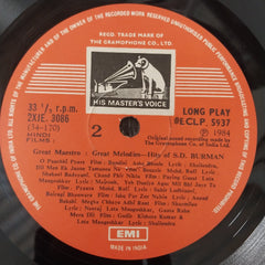 Various  - Great Maestro: Great Melodies. Hits Of S.D. Burman (Vinyl)