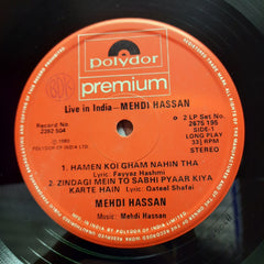 Mehdi Hassan  - Live In India (Vinyl)