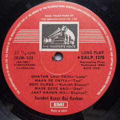 Surshri Kesar Bai Kerkar - Raga Lalat / Raga Malkauns (Vinyl)
