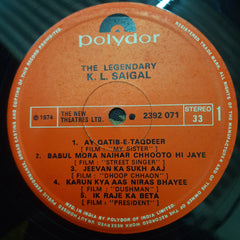 K. L. Saigal - The Legendary (Vinyl)
