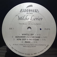 Milcho Leviev - Play The Music Of Irving Berlin (Vinyl)