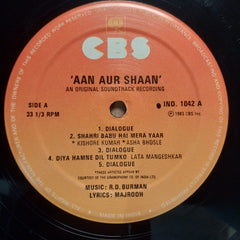 Rahul Dev Burman - Aan Aur Shaan (Vinyl)