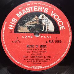 Ravi Shankar With Alla Rakha - Music Of India - RāGas And TāLas (Vinyl)
