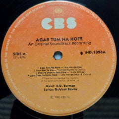 R.D. Burman*, Gulshan Bawra - Agar Tum Na Hote (Vinyl)