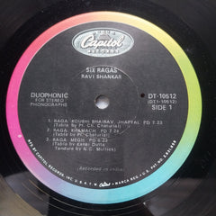 Ravi Shankar - Six Ragas (Vinyl)