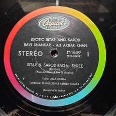 Ravi Shankar, Ali Akbar Khan - The Exotic Sitar And Sarod (Vinyl)