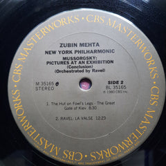Zubin Mehta, New York Philharmonic - Souvenir Of The New York Philharmonic Orchestra Tour Of India 1984 (Vinyl)
