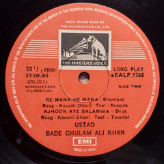 Bade Ghulam Ali Khan - Raga - Darbari Kanada / Raga - Kaushi-Dhani (Vinyl)