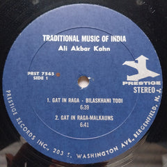 Ali Akbar Khan  - Traditional Music Of India (Vinyl)