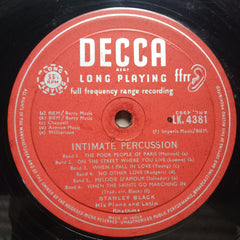 Stanley Black, His Piano And Latin Rhythms - Intimate Percussion (Vinyl)