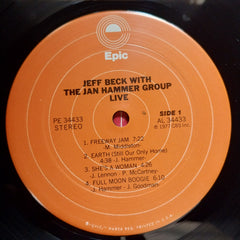 Jeff Beck With The Jan Hammer Group - Live (Vinyl)