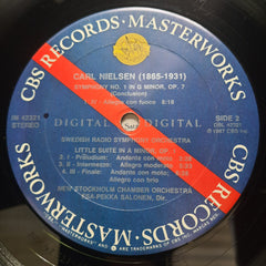Esa-Pekka Salonen - Swedish Radio Symphony Orchestra* - New Stockholm Chamber Orchestra* – Nielsen Symphony No.1 Op. 7 / Little Suite Op. 1 (Vinyl)