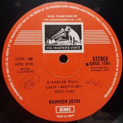 Pandit Bhimsen Joshi*  - Raga Lalit-Bhatiyar / Raga Kalashree (Vinyl)