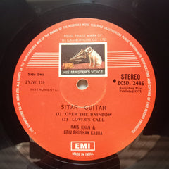 Rais Khan & Brij Bhushan Kabra - Sitar & Guitar (Vinyl)