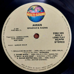 Sardar Malik - Aahain ( Ghazals & Nazms Abbu Malik) (Vinyl)
