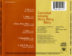 Cannonball Adderley Quintet, The - Mercy, Mercy, Mercy! - Live At "The Club" (CD) Image