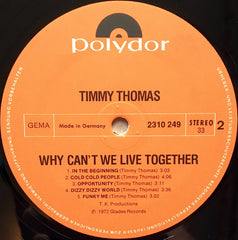 Timmy Thomas - Why Can't We Live Together (Vinyl) Image