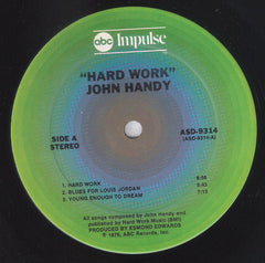 John Handy - Hard Work (Vinyl) Image