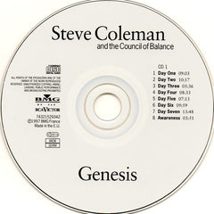 Steve Coleman Featuring The Groups Steve Coleman And The Council Of Balance And Steve Coleman And Five Elements - Genesis & The Opening Of The Way (CD) (2 CD) Image