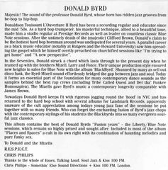 Donald Byrd - The Best Of Donald Byrd (CD) Image