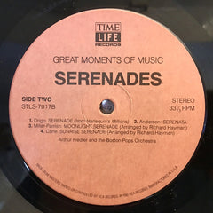 Arthur Fiedler And Boston Pops Orchestra, The - Great Moments Of Music, Volume 17: Serenades (Vinyl) Image