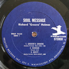 Richard "Groove" Holmes - Soul Message (Vinyl)