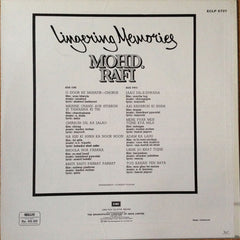 Mohammed Rafi - Lingering Memories (Vinyl) Image