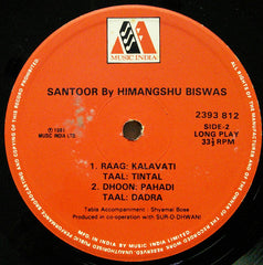 Himangshu Biswas - Santoor (Vinyl) Image