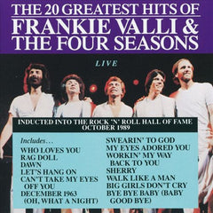 Frankie Valli And Four Seasons, The - The 20 Greatest Hits Of Frankie Valli & The Four Seasons (Live) (CD) Image