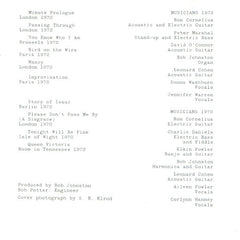 Leonard Cohen - Live Songs (CD)