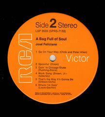 José Feliciano - A Bag Full Of Soul (Vinyl) Image