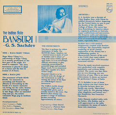 G. S. Sachdev - Bansuri (The Indian Flute) (Vinyl) Image