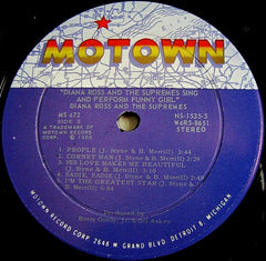 Diana Ross & Supremes, The - Sing And Perform "Funny Girl" (Vinyl) Image