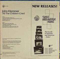 John Klemmer - All The Children Cried (Vinyl)