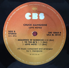 Chuck Mangione - Love Notes (Vinyl)