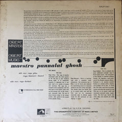 Pannalal Ghosh - Maestro Pannalal Ghosh (Vinyl) Image