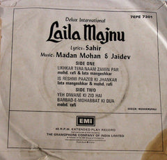 Sahir Ludhianvi, Madan Mohan & Jaidev - Laila Majnu (45-RPM)