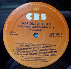 Various - 16 Number One Country Hits Volume 2 (Vinyl)