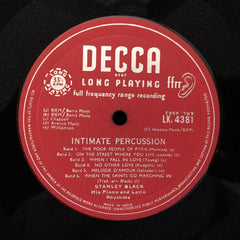 Stanley Black, His Piano And Latin Rhythms - Intimate Percussion (Vinyl)
